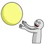 running away balloon
