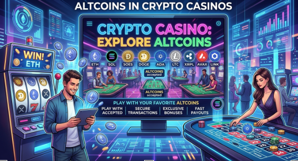 Which Altcoins Can You Use at Crypto Casinos? SOL, USDT and Meme Coins Compared