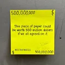 $500m piece of paper