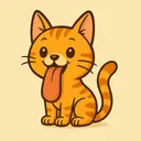 long tongue kitty