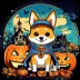 shiba halloween